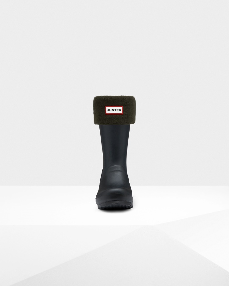 Hunter Korte Laarssokken Donker Olijfgroen