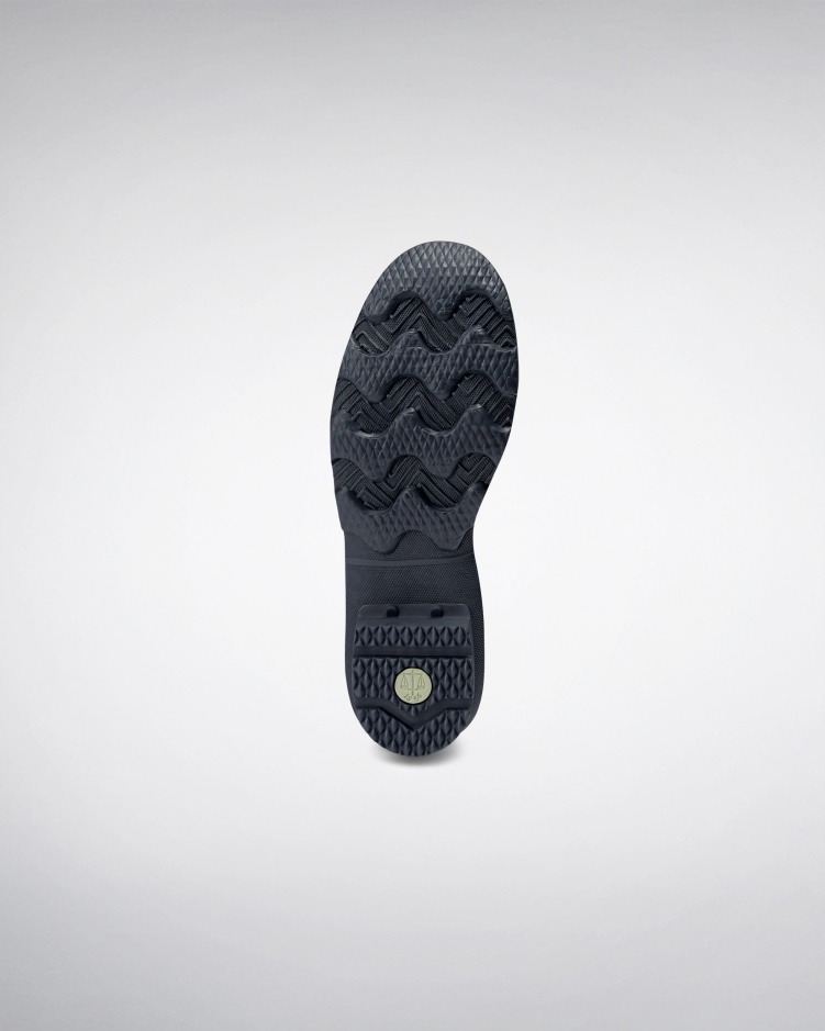 Hunter Norris Field Wide Fit Regenlaarzen Navy