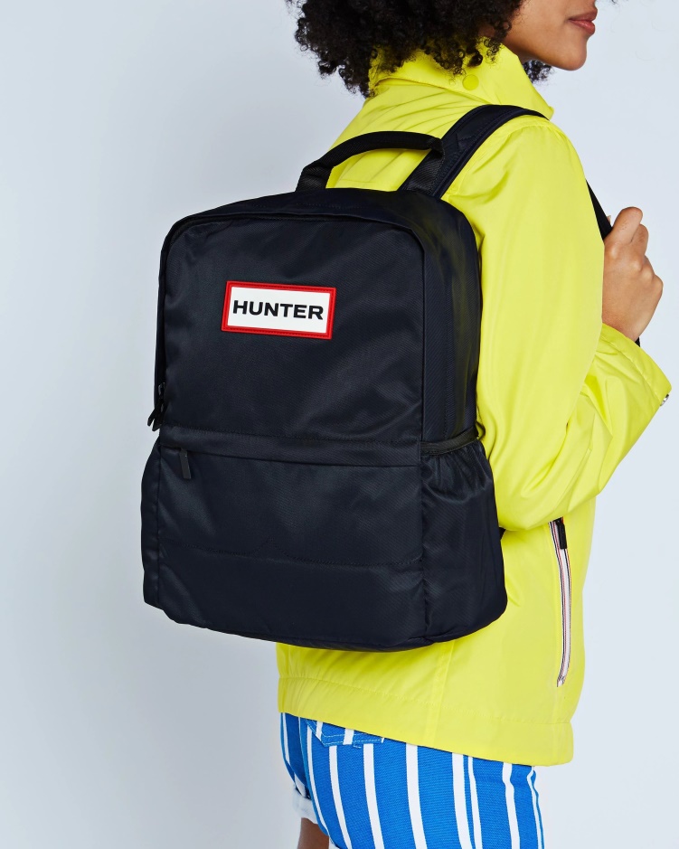 Hunter Nylon Rugzak Zwart
