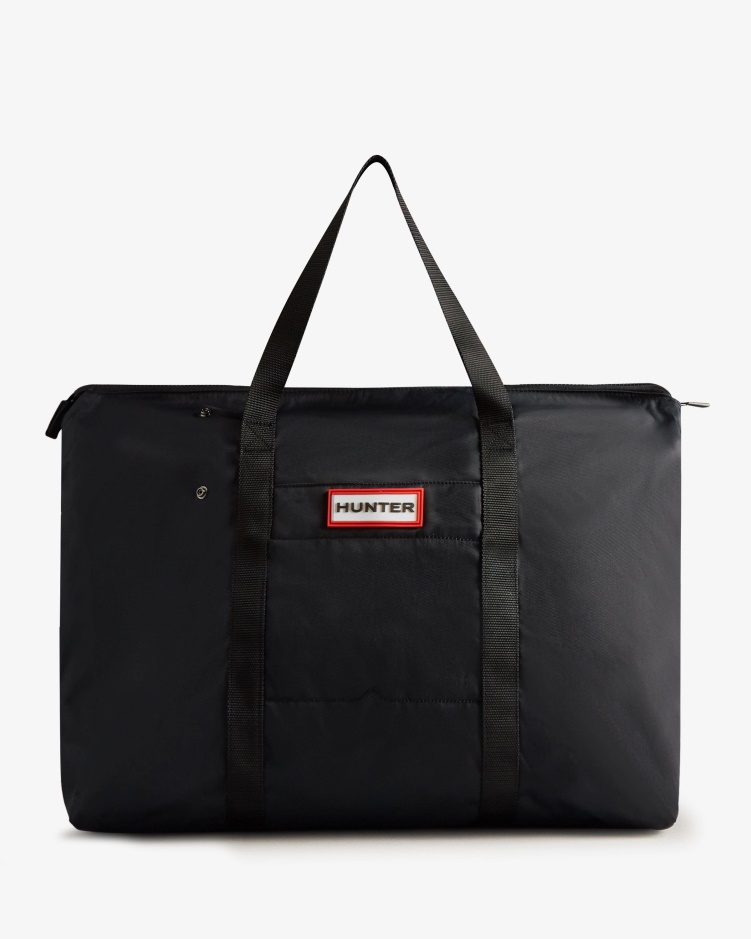 Hunter Nylon Weekendtas Zwart