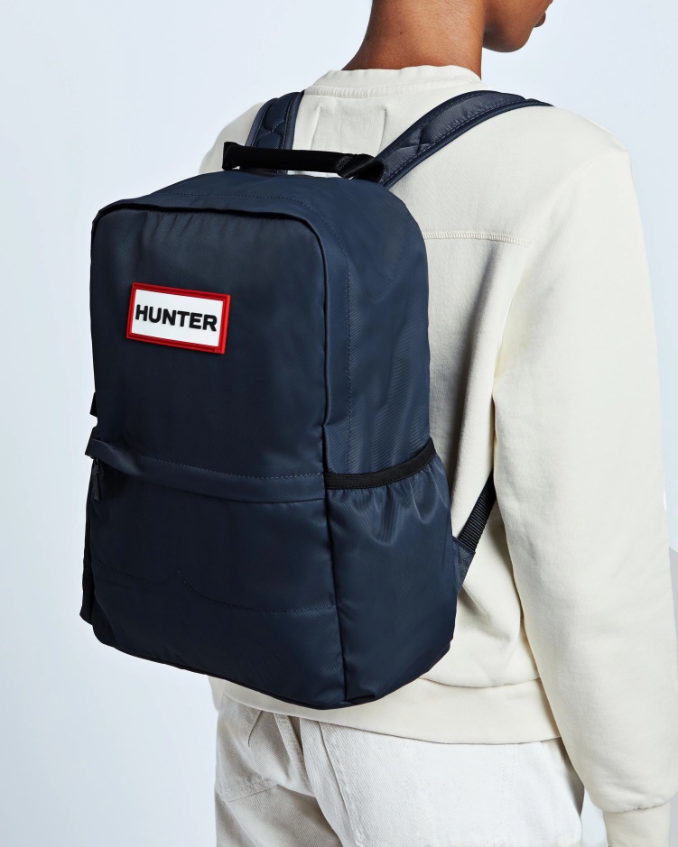 Hunter Nylon Rugzak Marine