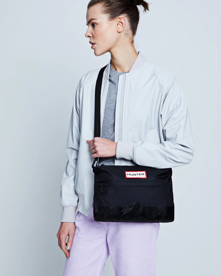 Hunter Ripstop Sacoche Zijtas Zwart