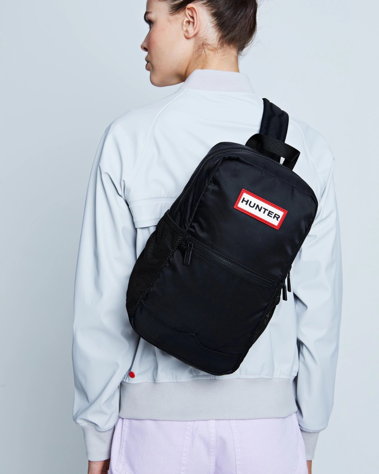 Hunter Nylon Schoudertas Zwart
