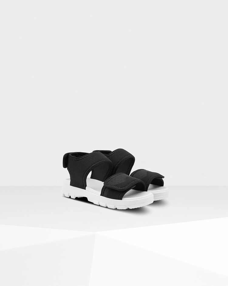 Hunter Big Kids (5-9 Jaar) Outdoor Wandelsandaal Zwart