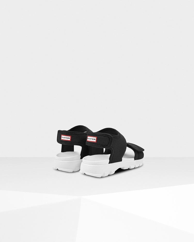 Hunter Big Kids (5-9 Jaar) Outdoor Wandelsandaal Zwart