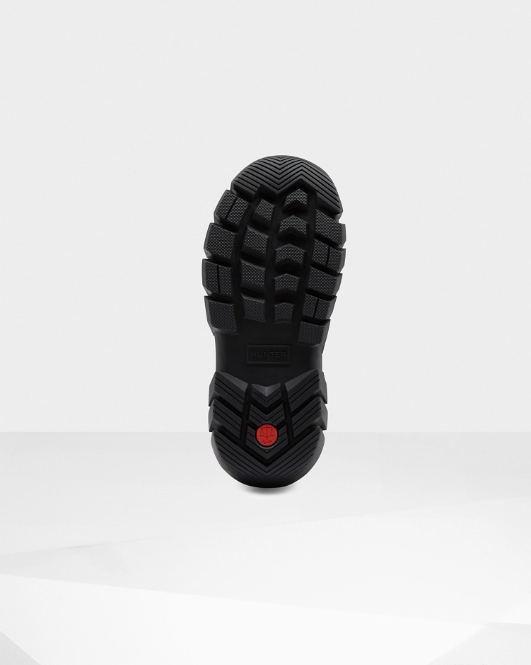 Hunter Big Kids (5-10 Jaar) Geïsoleerde Snowboots Marine-zwart