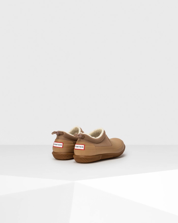 Hunter Geïsoleerde Veganistische Shearling-schoen Voor Dames Tawny Brown