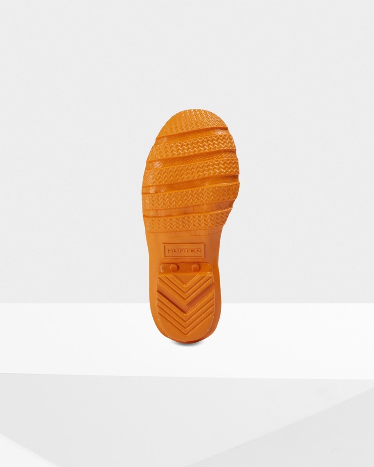 Hunter Big Kids (5-11 Jaar) Gigantische Glitter Regenlaarzen Amber Creek Orange