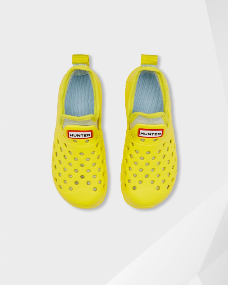 Jager Kleine Kinderen Lichtgewicht Outdoor Waterschoen Spaanse Danser Geel-groene Munt