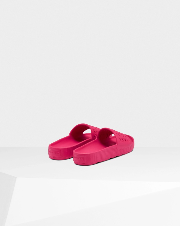 Hunter Lichtgewicht Voorgevormde Sliders Voor Dames Burdock Roze