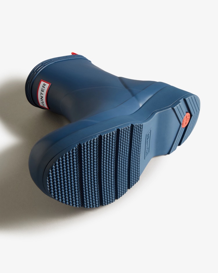 Hunter Heren Play Korte Regenlaarzen Kerhuelen Navy