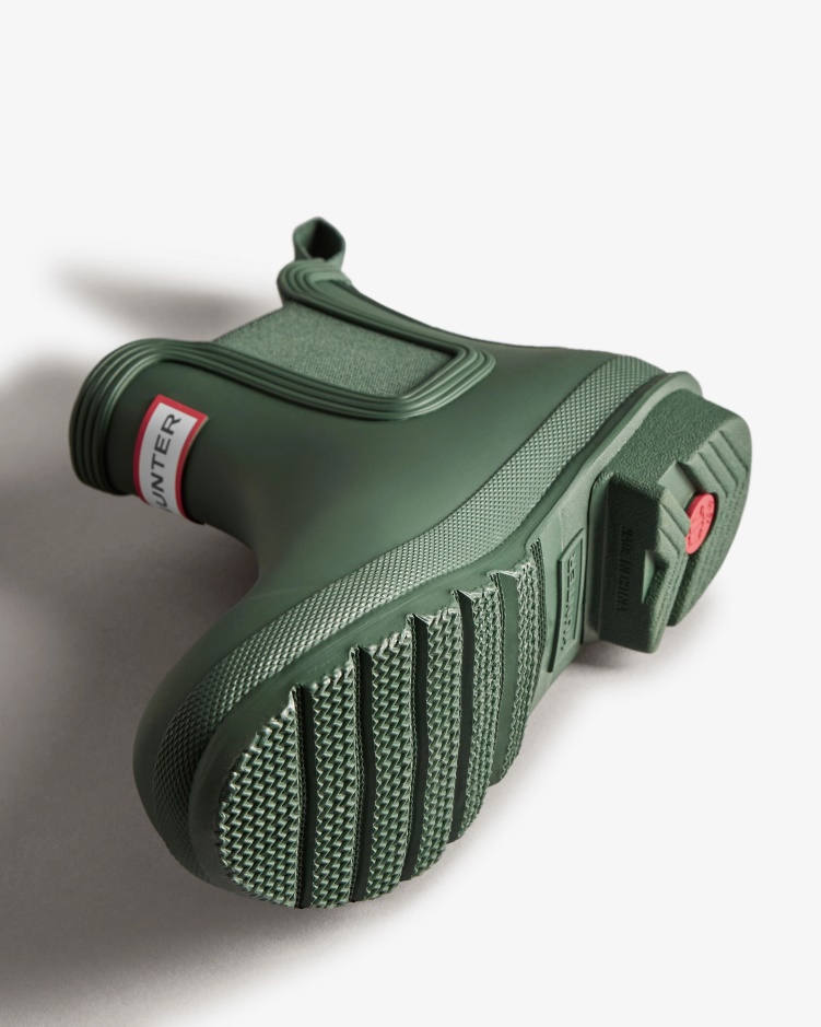 Hunter Originele Chelsea Laarzen Voor Dames Hunter Groen