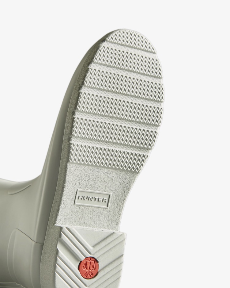 Hunter Verfijnde Slim Fit Lange Regenlaarzen Voor Dames Frosted Grey