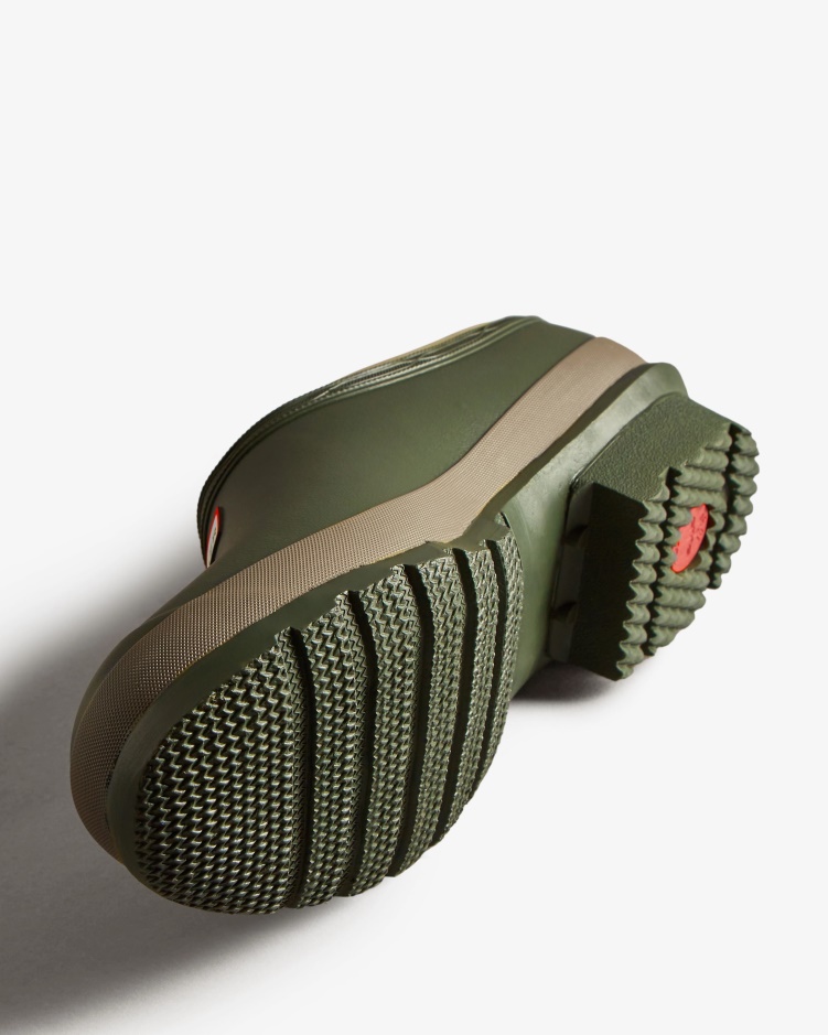 Hunter Heren Tuinman Klompen Donker Olijf-klei