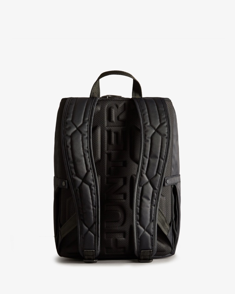 Hunter Nylon Pioneer Top Clip Rugzak Zwart