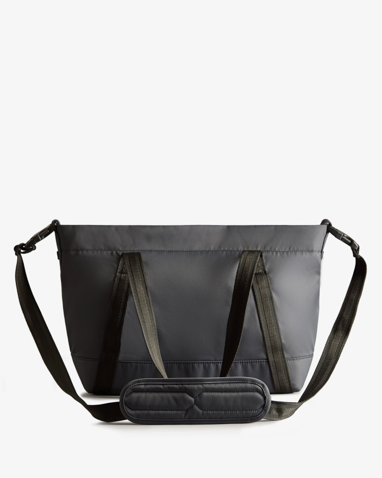 Hunter Nylon Medium Top Draagtas Met Clip Marineblauw