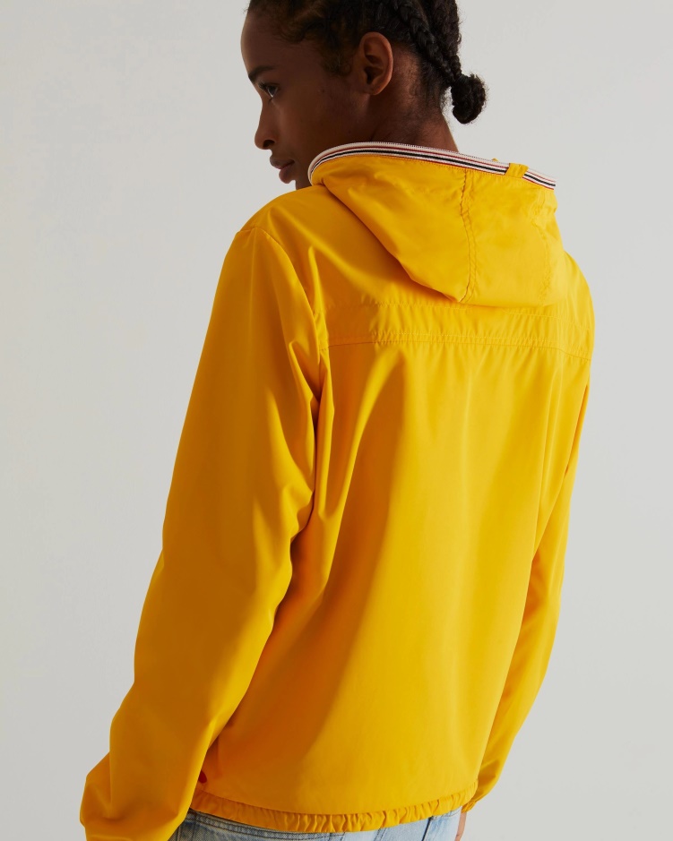Hunter Gerecycled Lichtgewicht Opvouwbaar Damesjack Geel