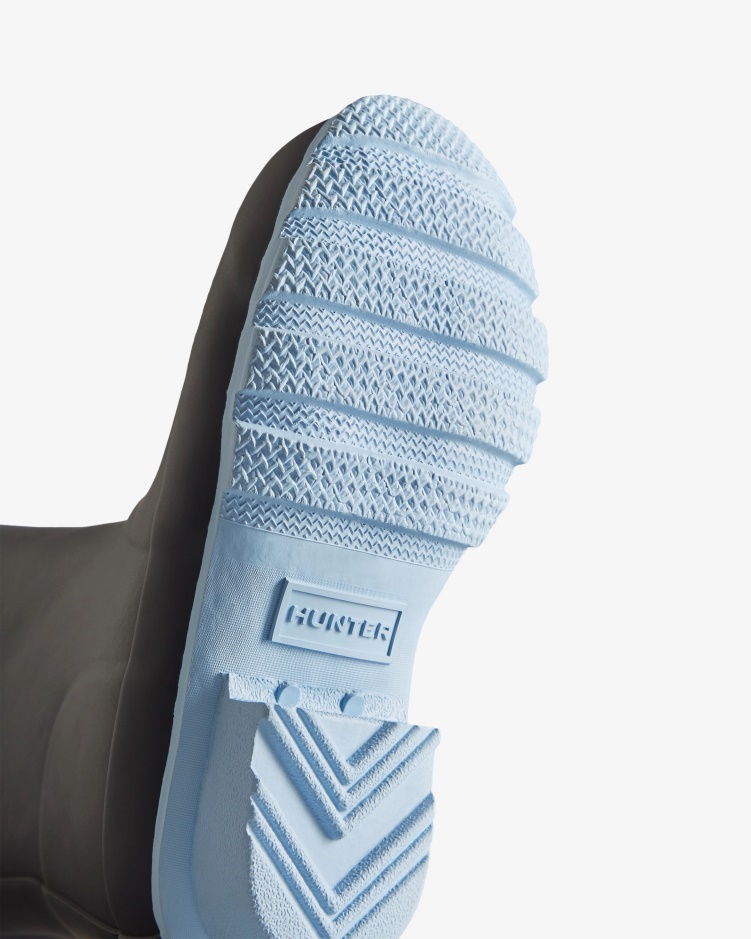 Hunter Big Kids (5-11 Jaar) Geïsoleerde Regenlaarzen Marineblauw Frost