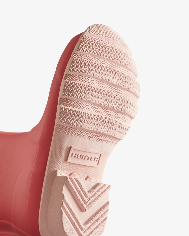 Hunter Big Kids (5-11 Jaar) Geïsoleerde Regenlaarzen Polaris Roze-zoutroze