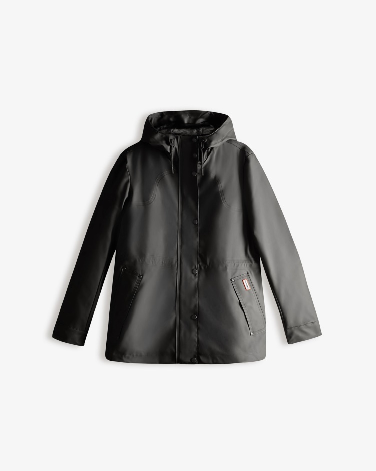 Hunter Lichtgewicht Waterdichte Damesjas Zwart