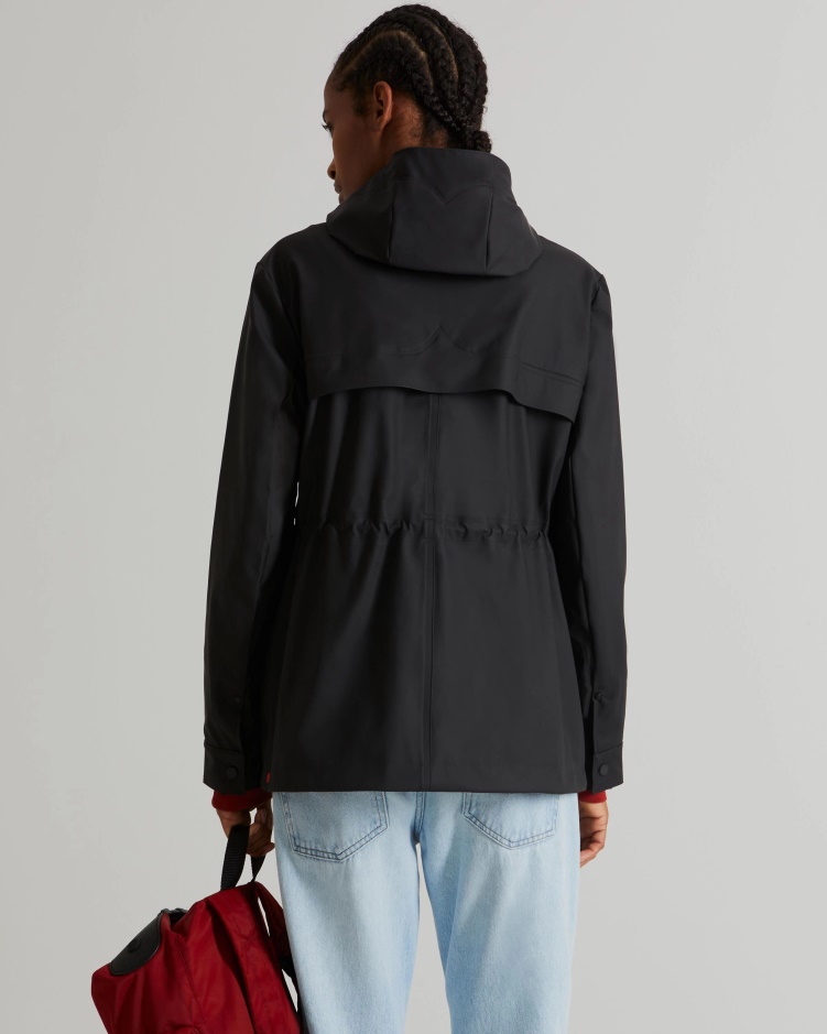 Hunter Lichtgewicht Waterdichte Damesjas Zwart