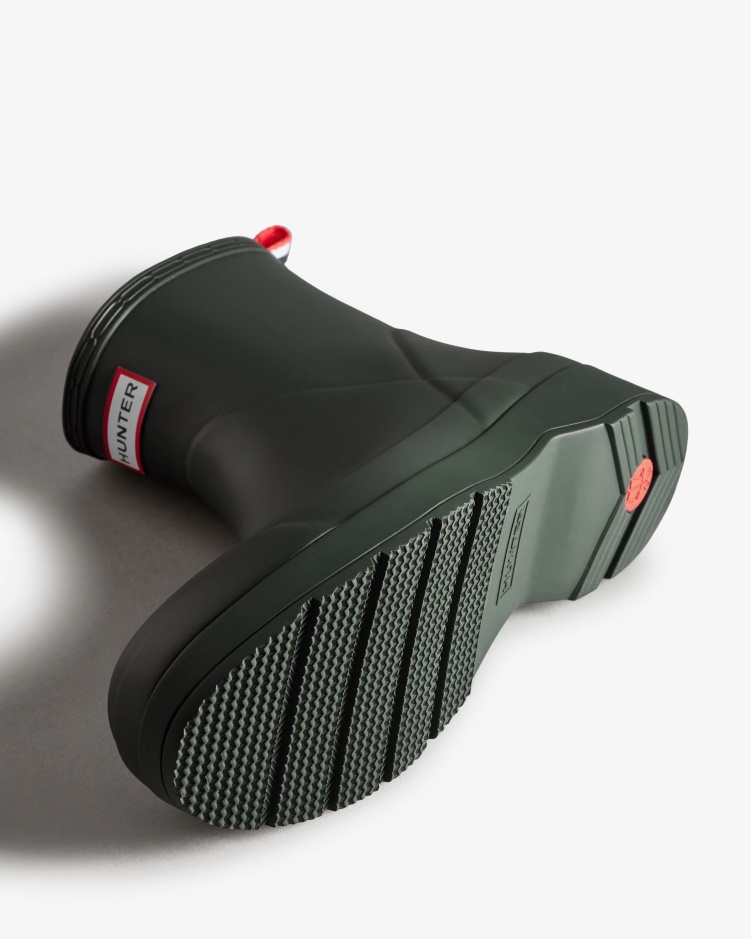 Hunter Heren Play Korte Regenlaarzen Arctic Moss Green