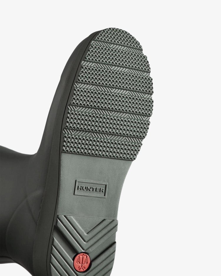 Hunter Dames Play Lange Regenlaarzen Arctic Mosgroen