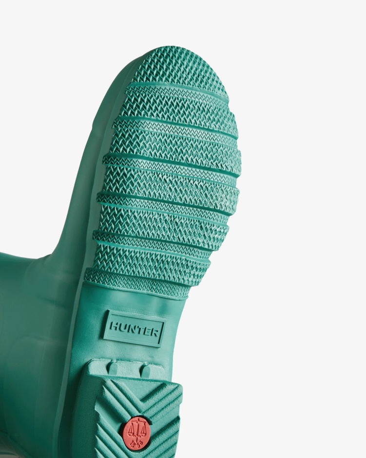 Hunter Originele Korte Regenlaarzen Voor Dames Teal Thaw