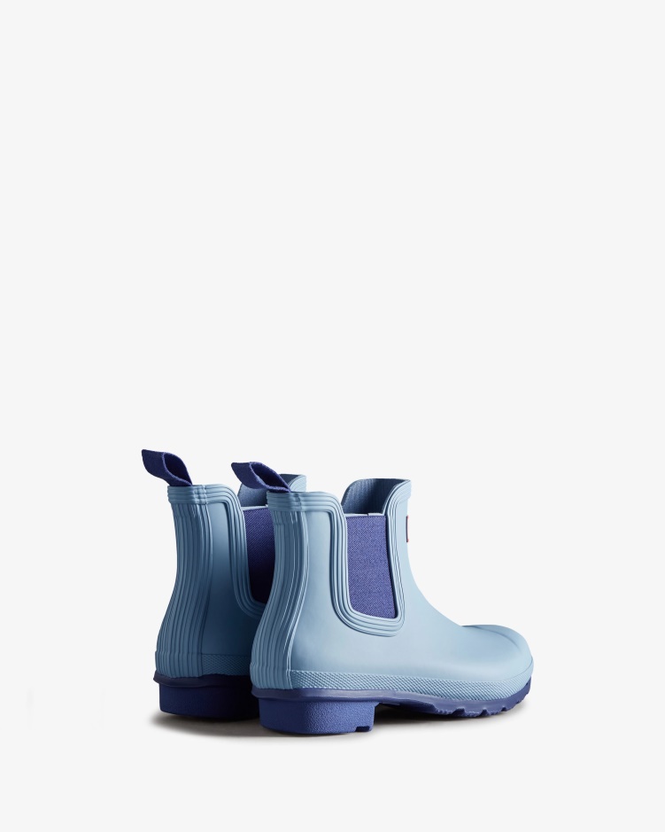 Hunter Originele Chelsea Boots Dames Bouvet Blauw-balder Blauw