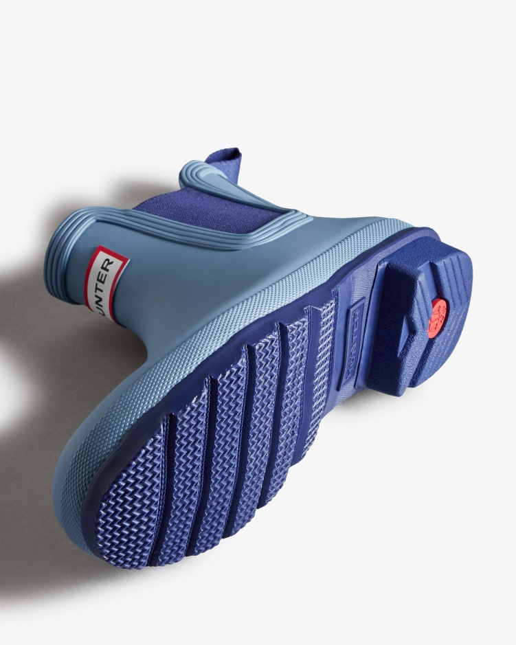 Hunter Originele Chelsea Boots Dames Bouvet Blauw-balder Blauw