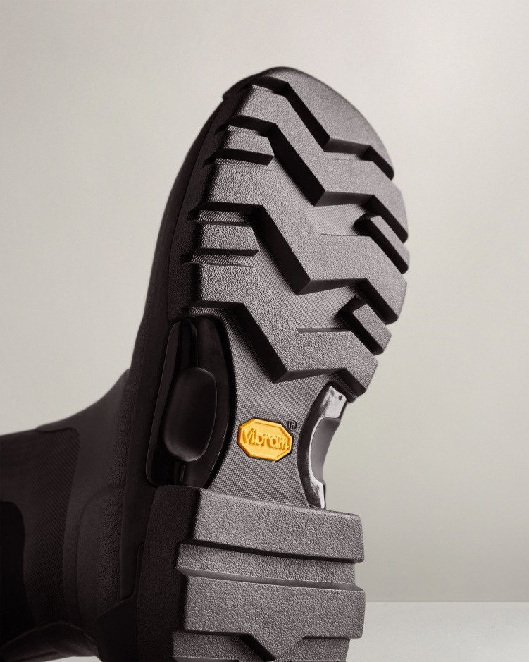 Hunter Balmoral Field Hybride Lange Regenlaarzen Voor Dames Zwart