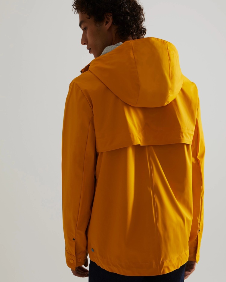 Hunter Lichtgewicht Waterdichte Herenjas Geel