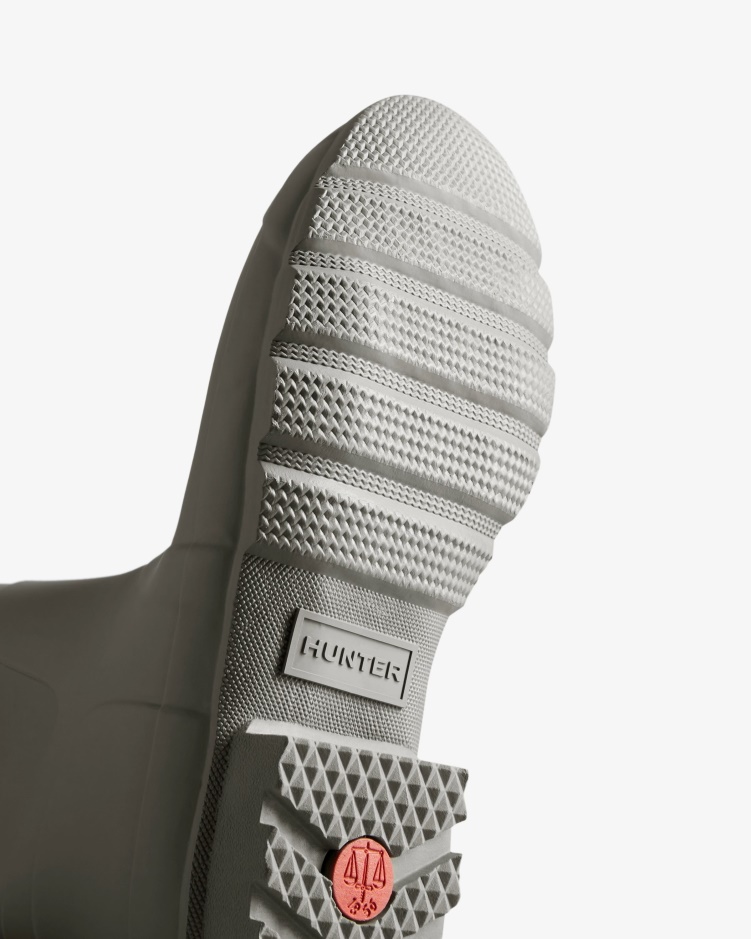 Hunter Originele Hoge Regenlaarzen Heren Docker Grijs