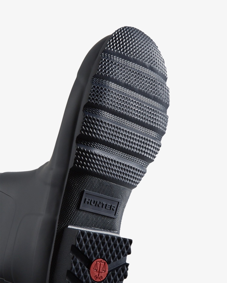 Hunter Heren Originele Korte Regenlaarzen Navy