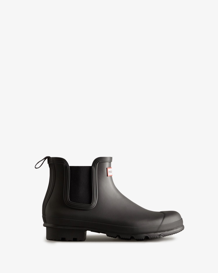 Hunter Originele Chelsea Boots Heren Zwart