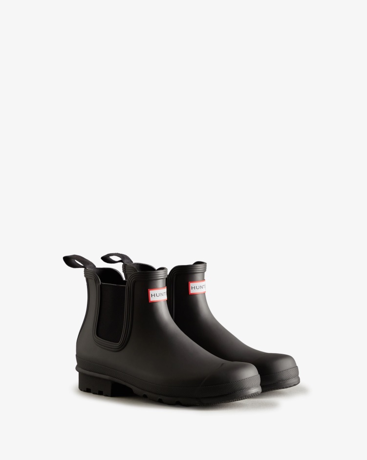 Hunter Originele Chelsea Boots Heren Zwart