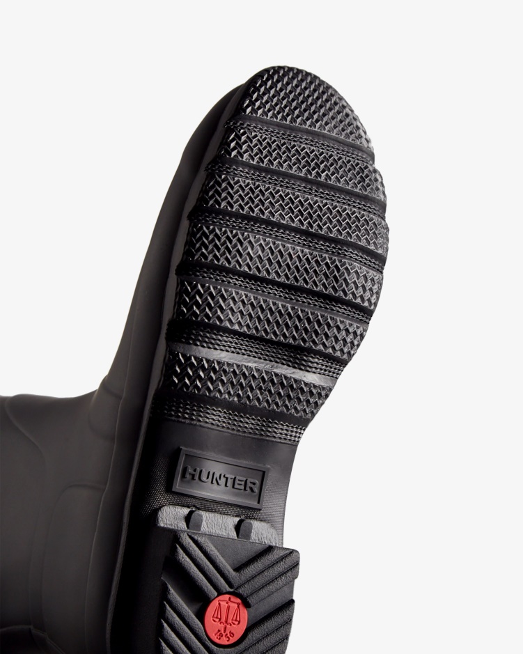 Hunter Originele Korte Regenlaarzen Voor Dames Zwart