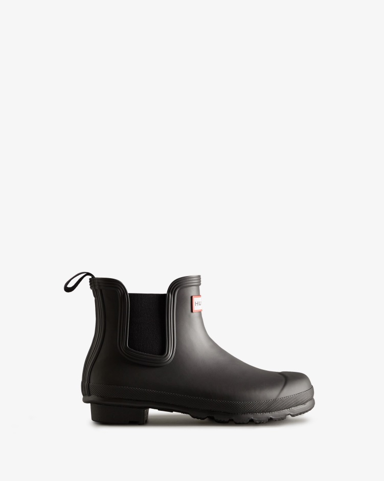 Hunter Geïsoleerde Chelsea Boots Voor Dames Zwart