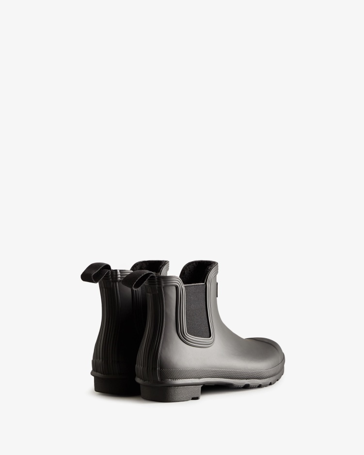 Hunter Geïsoleerde Chelsea Boots Voor Dames Zwart