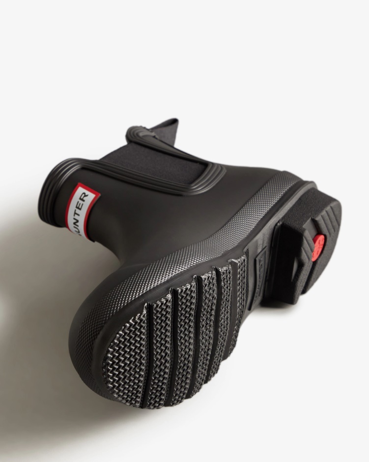 Hunter Geïsoleerde Chelsea Boots Voor Dames Zwart