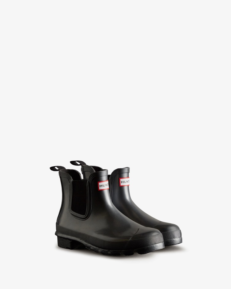 Hunter Nebula Chelsea Boots Dames Zwart