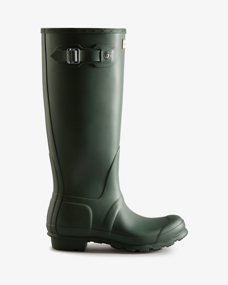 Hunter Originele Hoge Regenlaarzen Voor Dames Hunter Groen