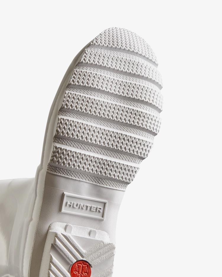 Hunter Originele Hoogglans Regenlaarzen Voor Dames Wit