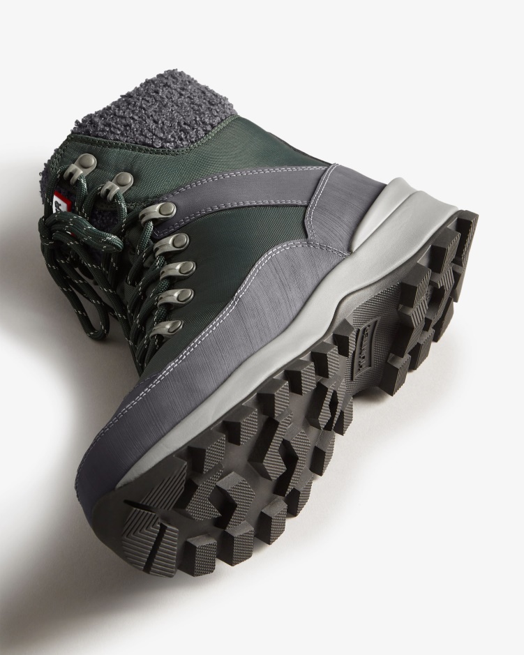 Hunter Geïsoleerde Commandolaarzen Van Gerecycled Polyester Voor Dames Arctic Moss Green-henson Marine