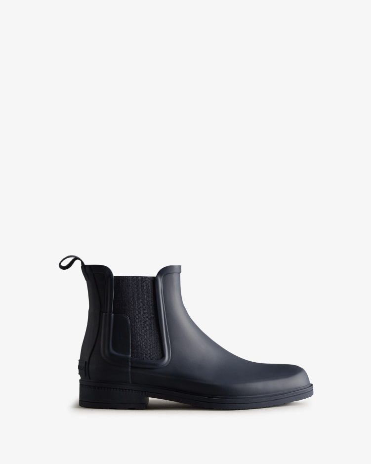 Hunter Verfijnde Slim-fit Chelsea Boots Voor Heren Marineblauw