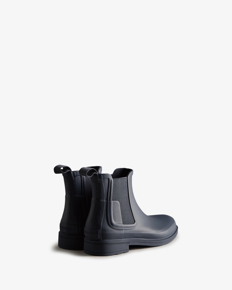 Hunter Verfijnde Slim-fit Chelsea Boots Voor Heren Marineblauw
