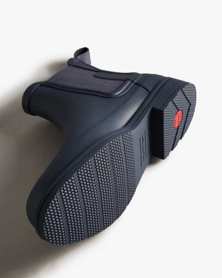 Hunter Verfijnde Slim-fit Chelsea Boots Voor Heren Marineblauw