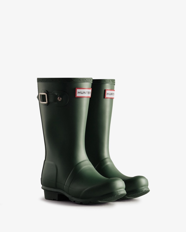 Hunter Original Big Kids (5-11 Jaar) Regenlaarzen Hunter Green