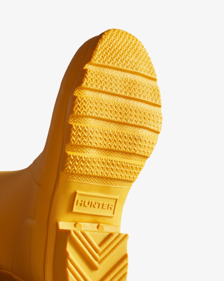 Hunter Original Big Kids (5-11 Jaar) Regenlaarzen Geel
