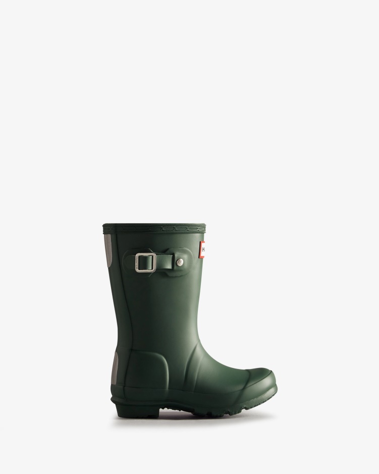 Hunter Original Little Kids (2-6 Jaar) Regenlaarzen Hunter Green